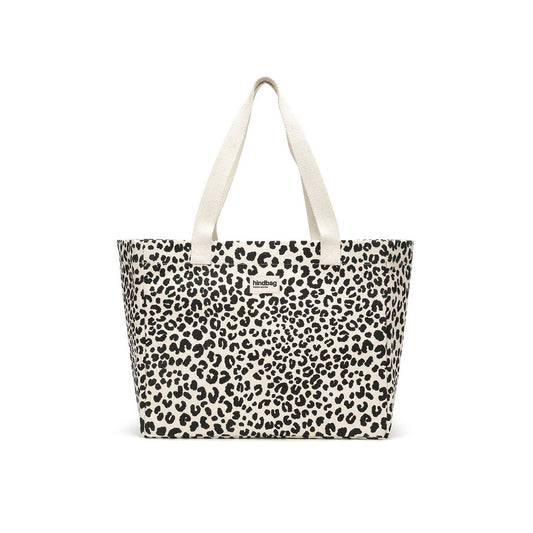 Hindbag Claude tote bag, Leopard Off-white
