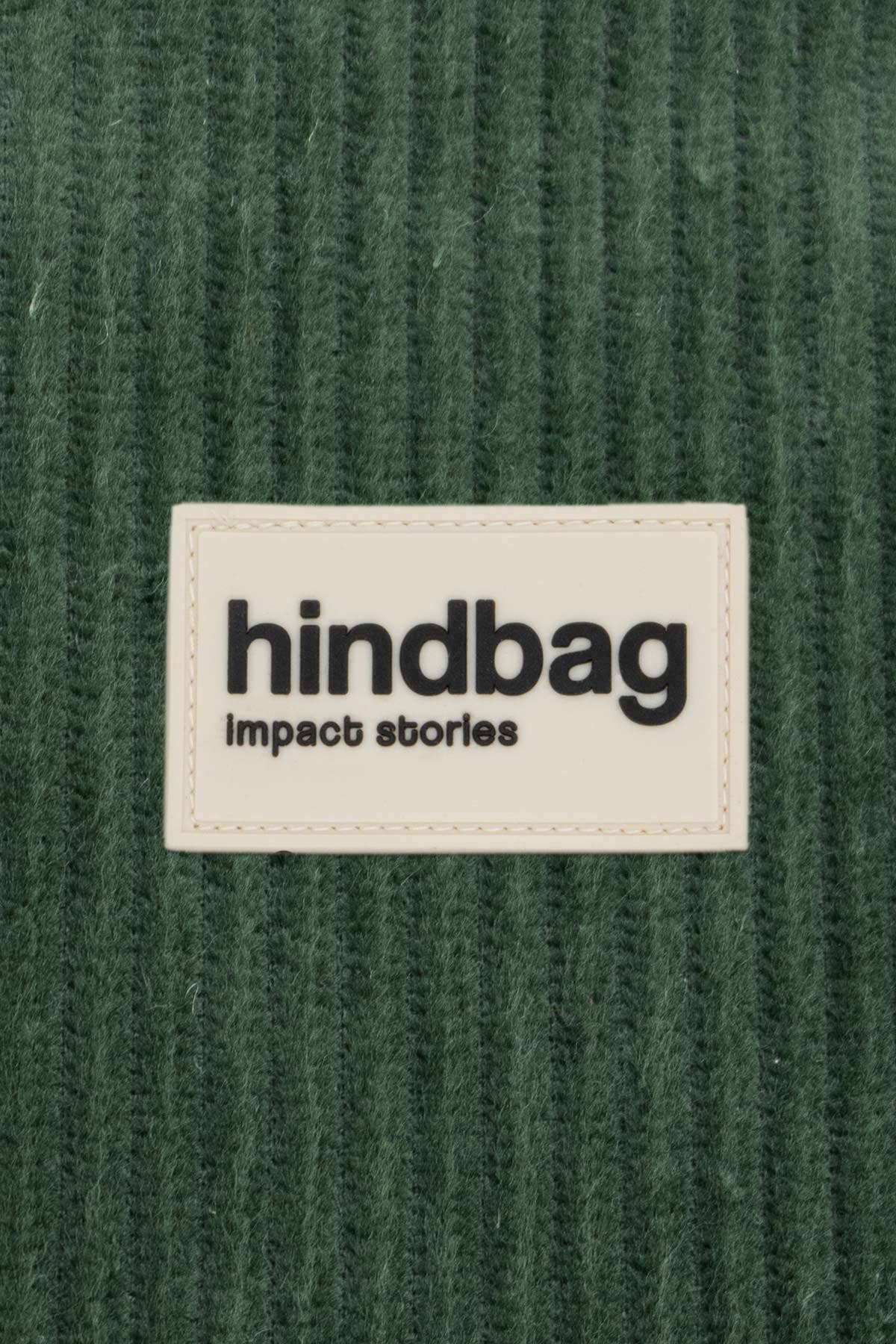 Hindbag Lili Corduroy Coin Purse, Pine Green