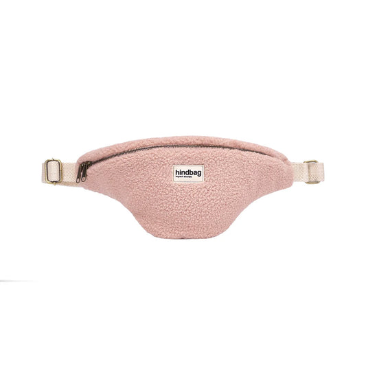 Hindbag Sasha Teddy Fanny Pack, Powder Pink