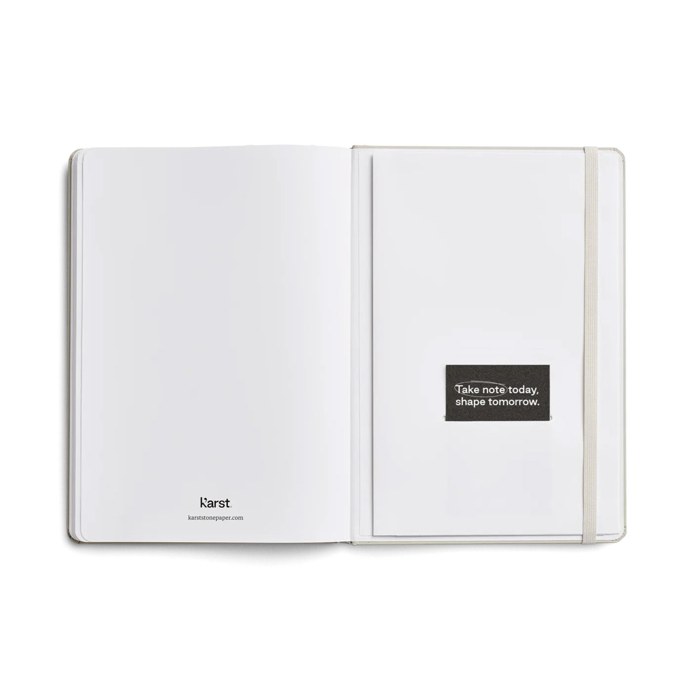 Karst Stone Paper Hardcover Notebook A5 Black, Dot