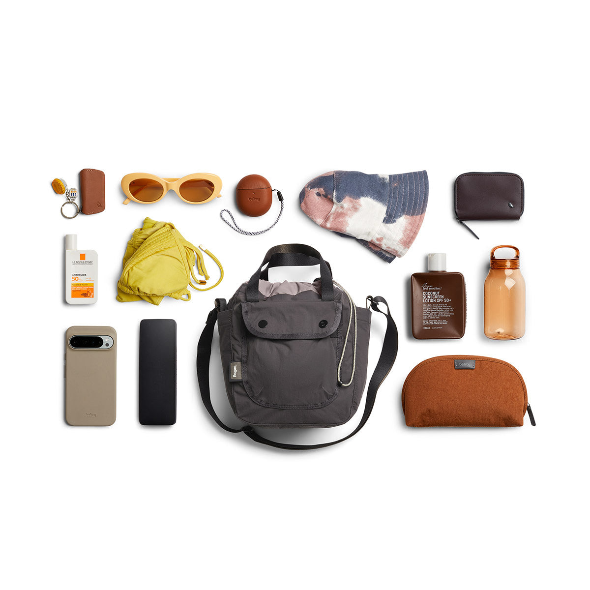 Bellroy Cinch Bucket Bag, Charcoal