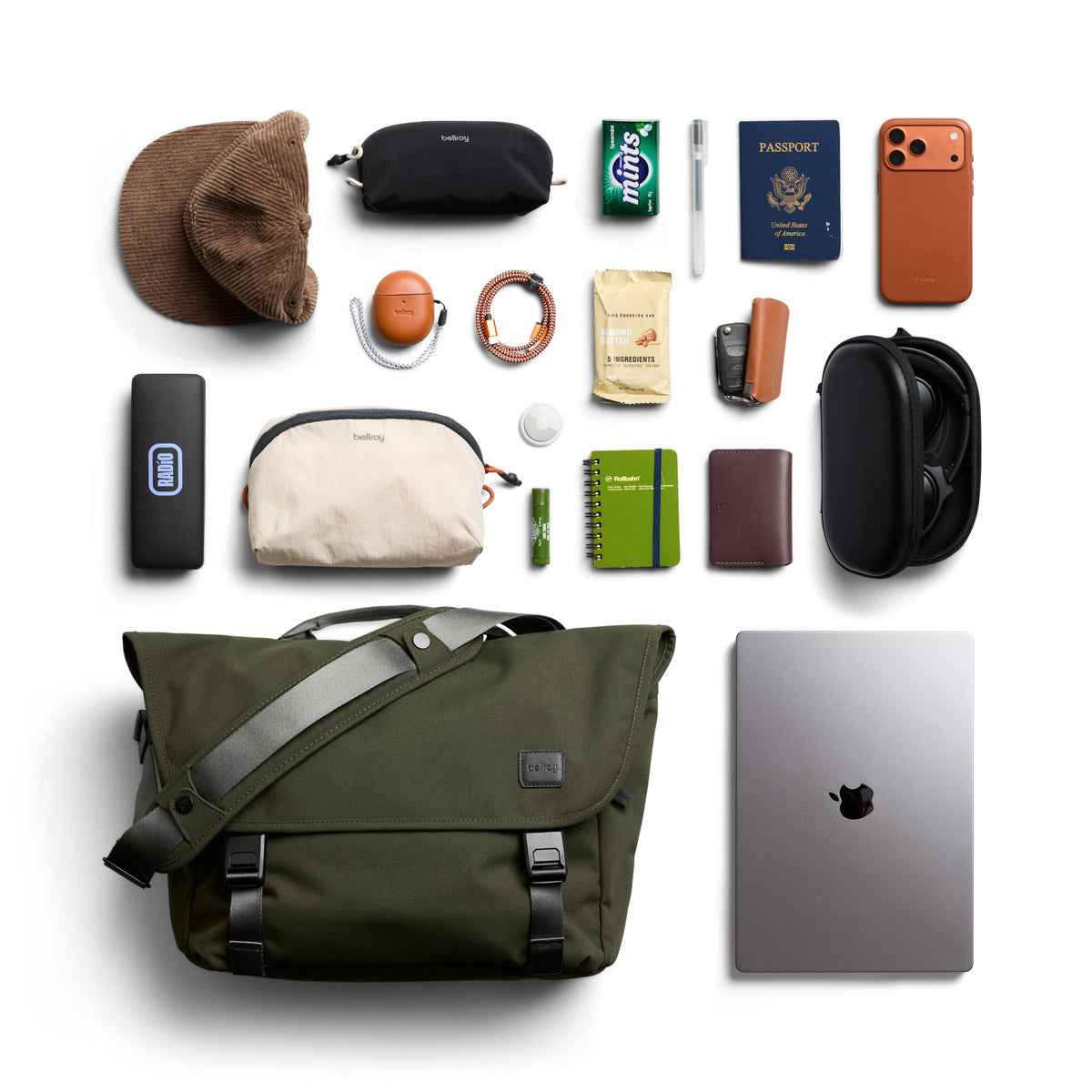 Bellroy Classic Messenger 13L, Olive