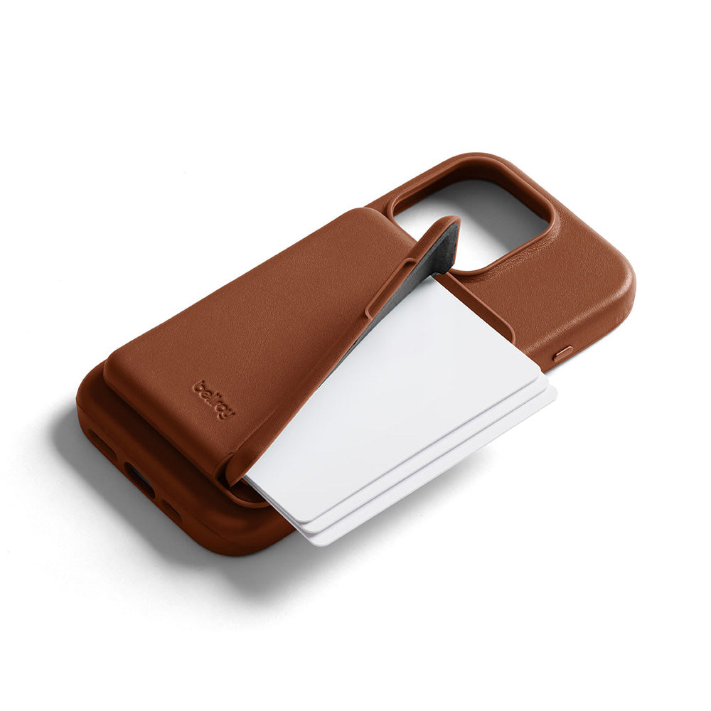 Bellroy Mod Phone Case + Wallet iPhone 16 Pro, Sienna