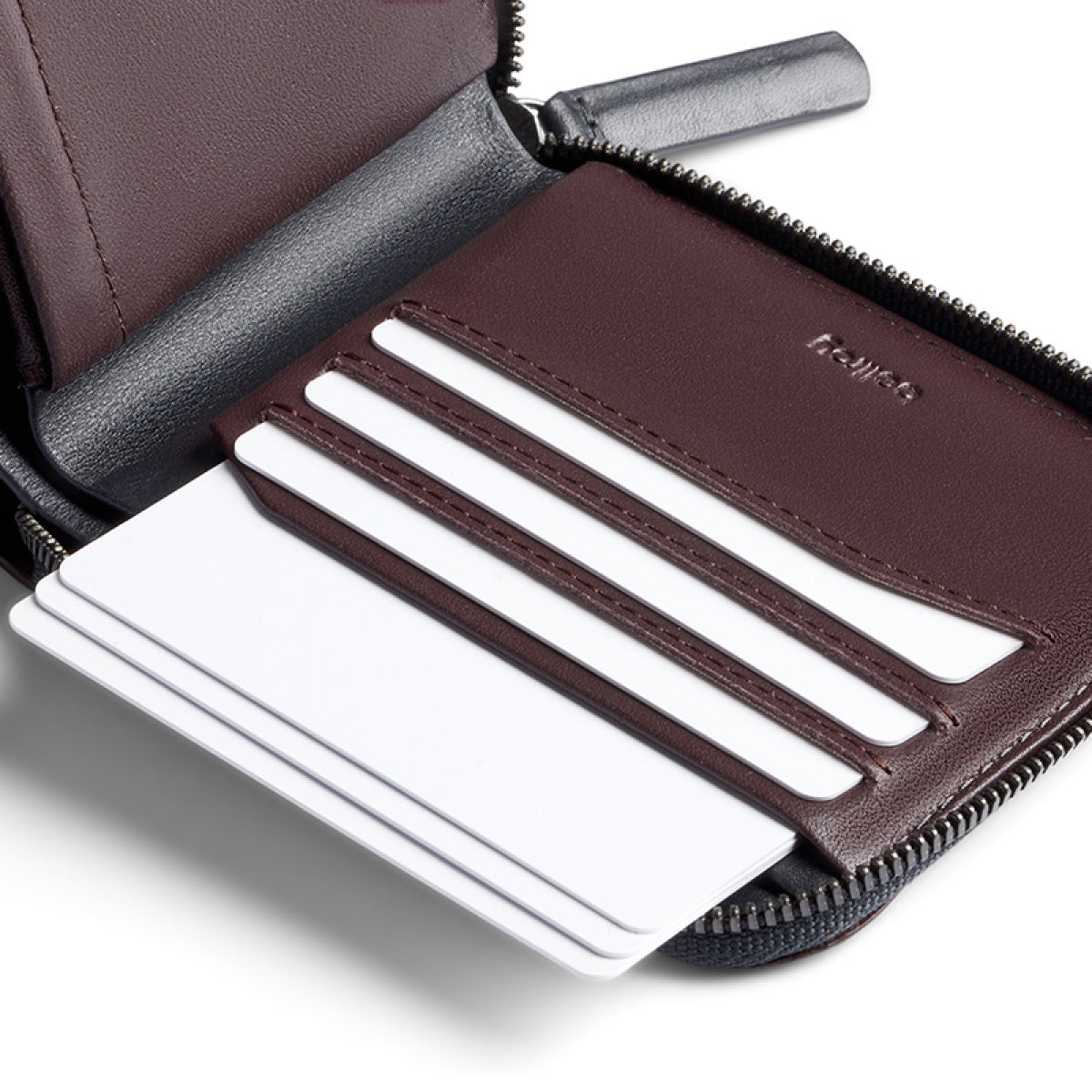 Bellroy Zip Wallet, Deep Plum