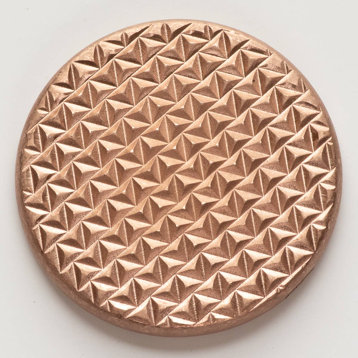 Shire Post Mint Duplex Worry Coin - Geometric and Hammered Copper Coin