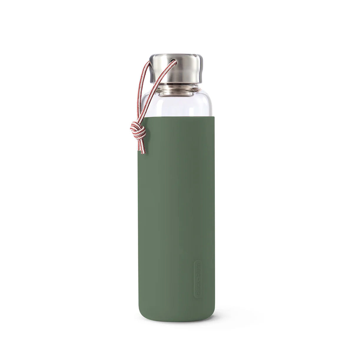 Black + Blum Glass Water Bottle 600ml, Olive