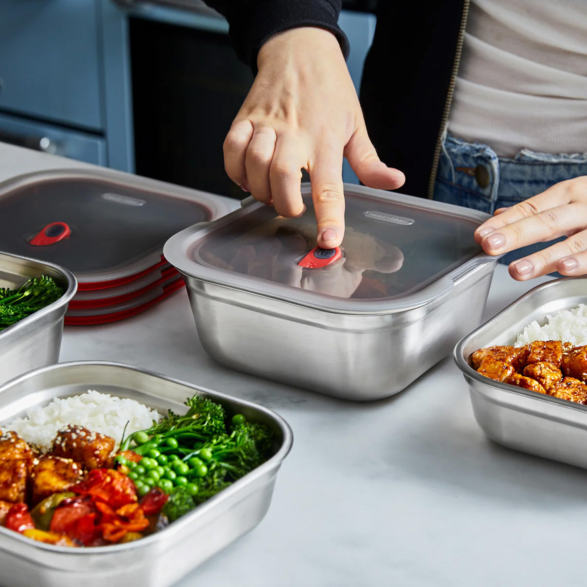 Black + Blum Meal Prep Square Box, Small