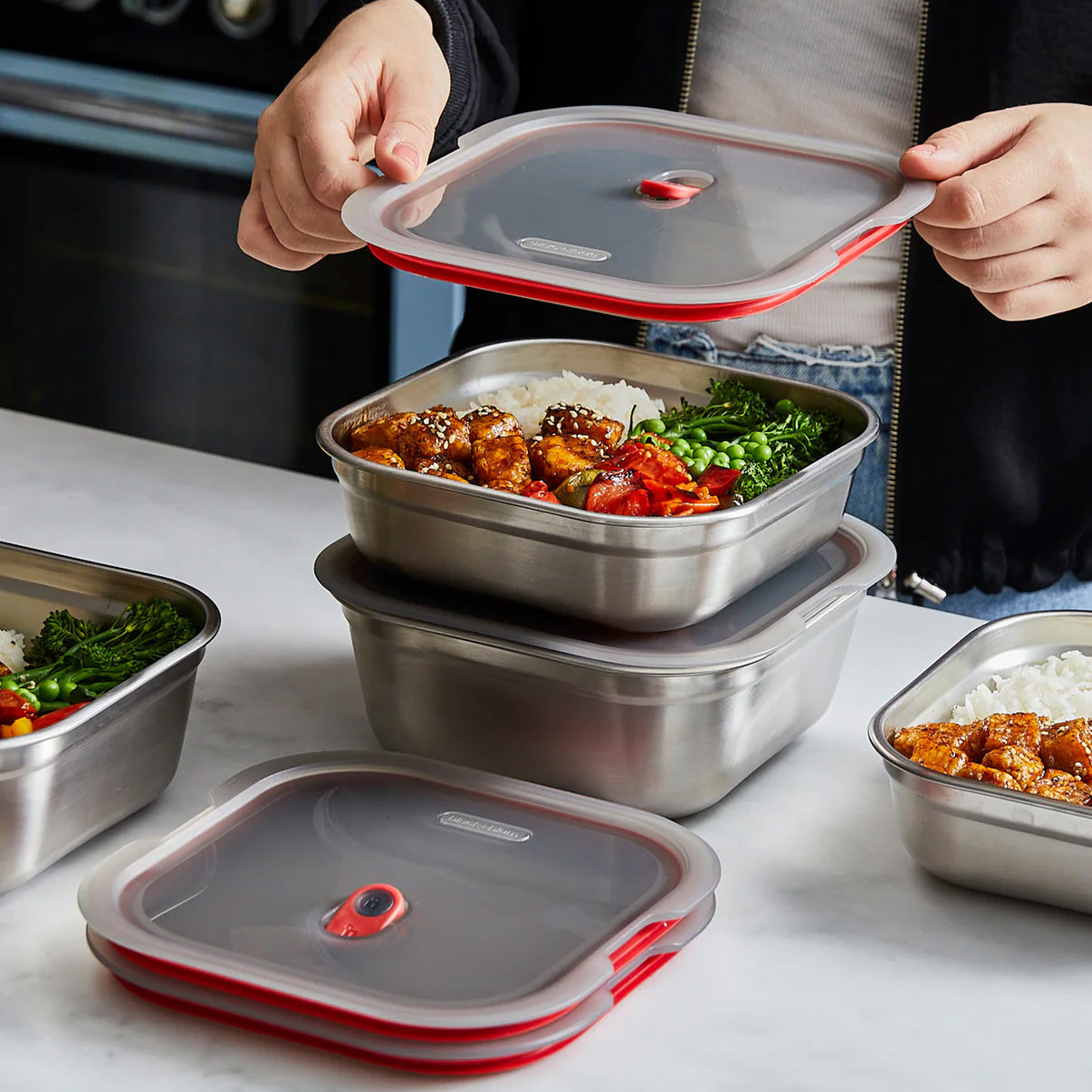 Black + Blum Meal Prep Square Box, Small