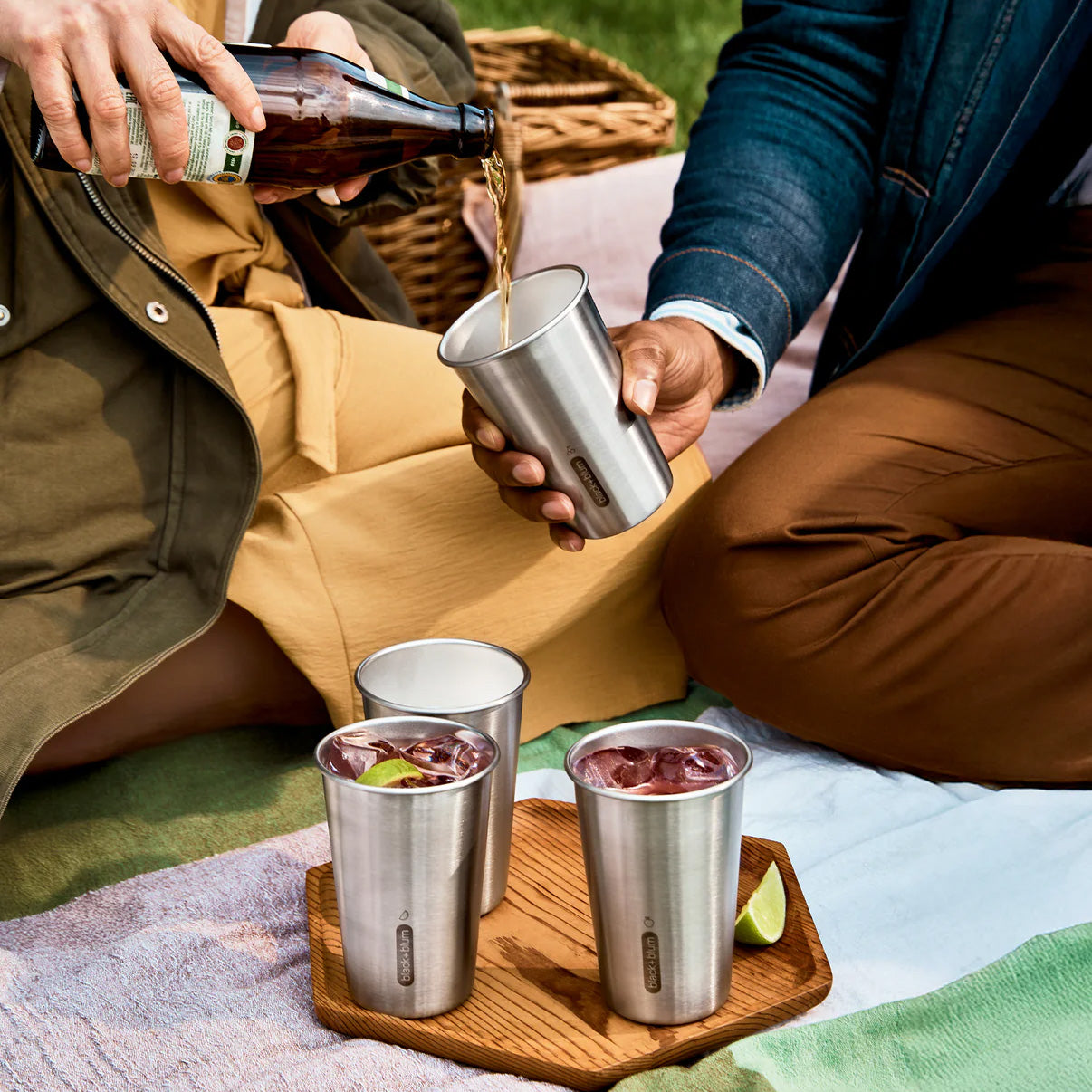 Black + Blum Stainless Steel Cup Set