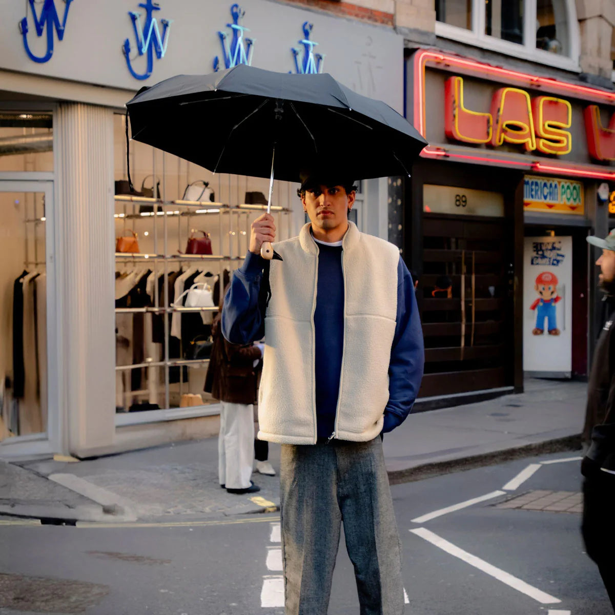 Original Duckhead Compact Umbrella, Black