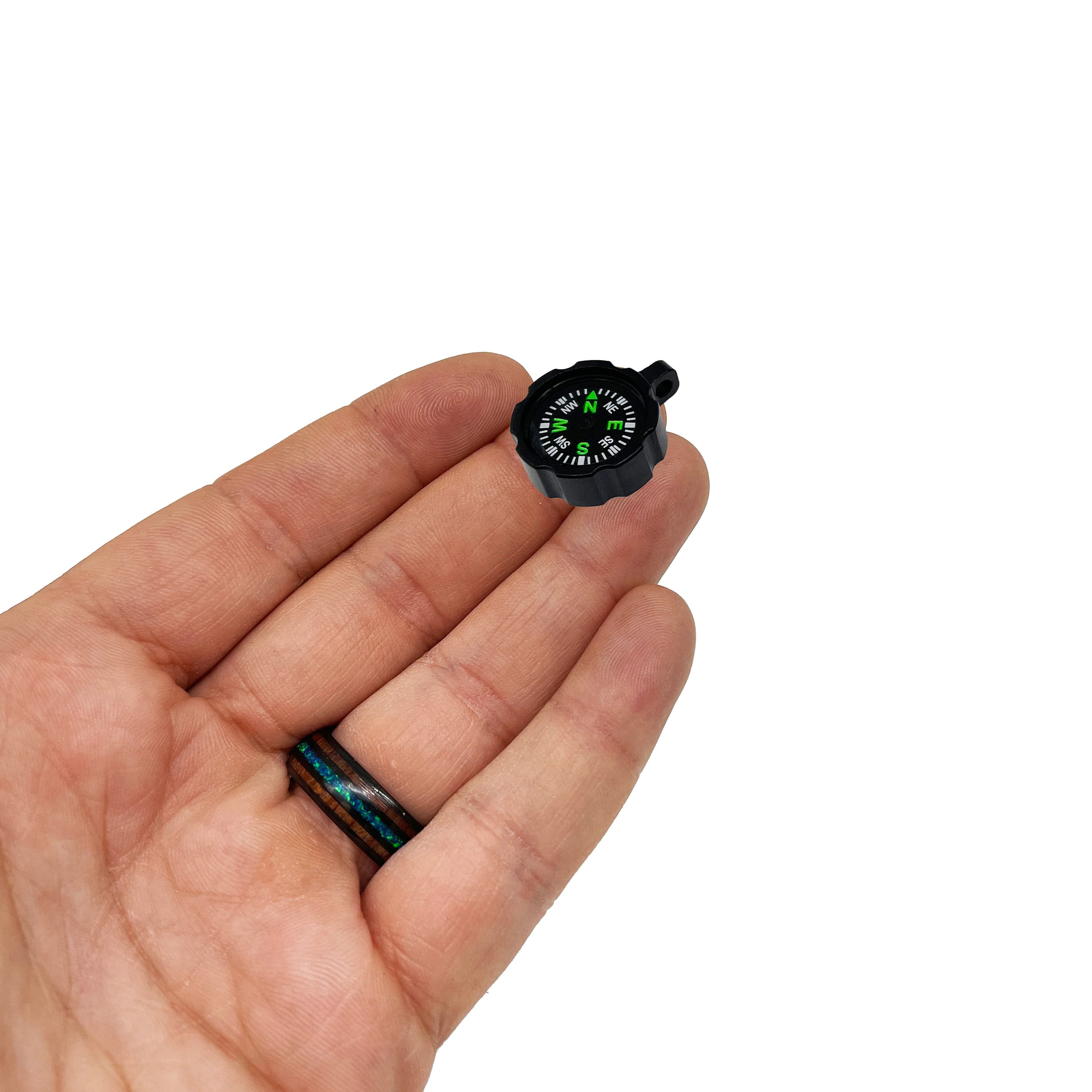 Design Rugged Compass CountyComm Rugged Anodized Companion Compass Gen 2, Lights Out - Onyx ...