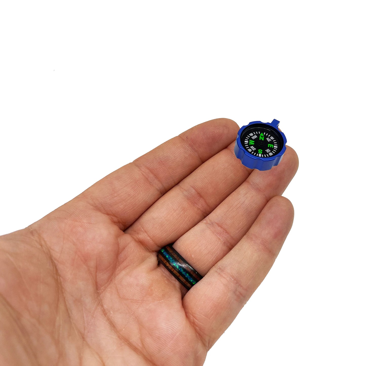 CountyComm Rugged Anodized Companion Compass Gen 2, Navy Blue