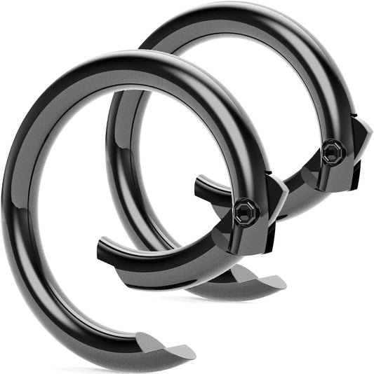 KeySmart® Carabiner Clip 2 Pack, Black