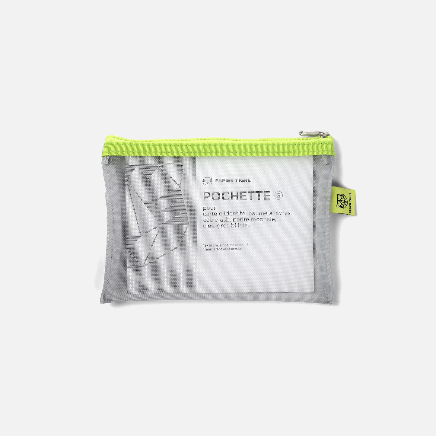 Papier Tigre Mesh Pocket S, Lime