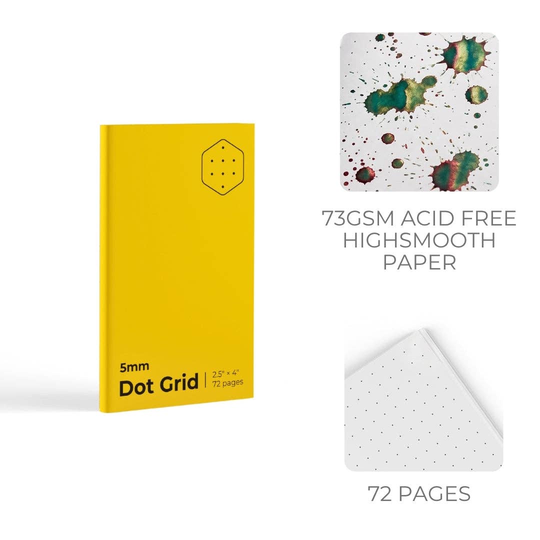 Lochby A7 Binder Refill (4-pack), Dot Grid