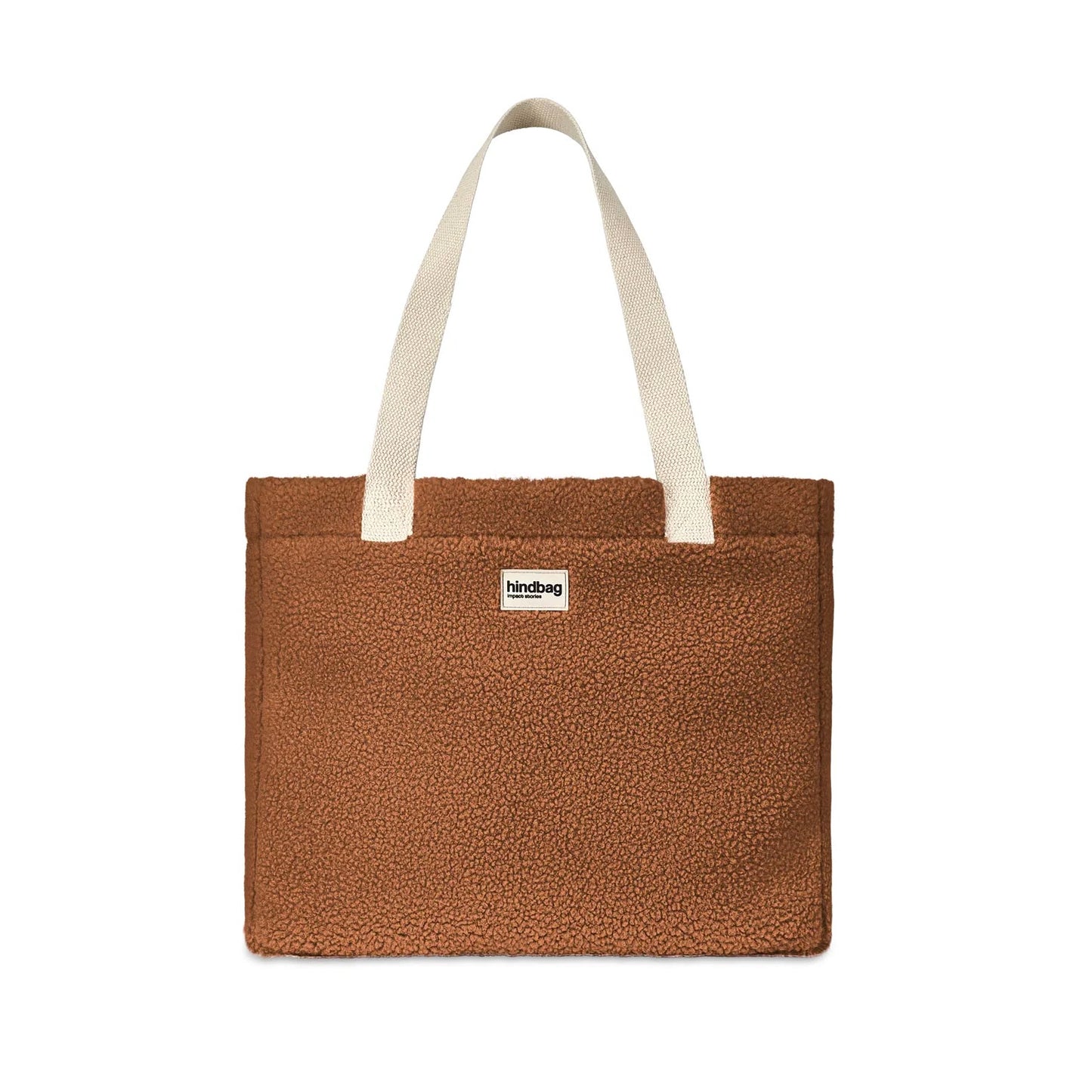 Hindbag Claude Teddy Tote Bag, Brown