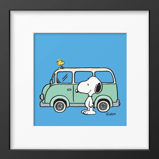 Magpie Peanuts Framed Print, Camper