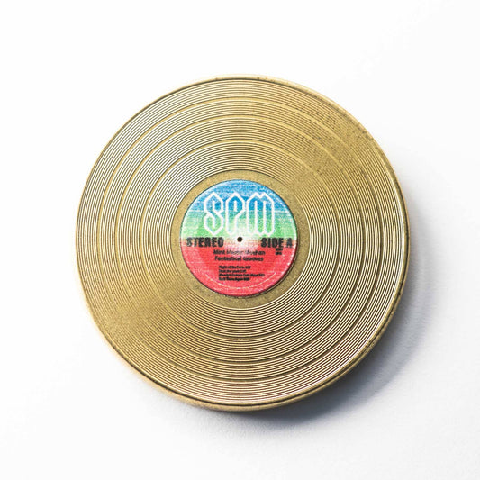Shire Post Mint Record Spinner, Brass