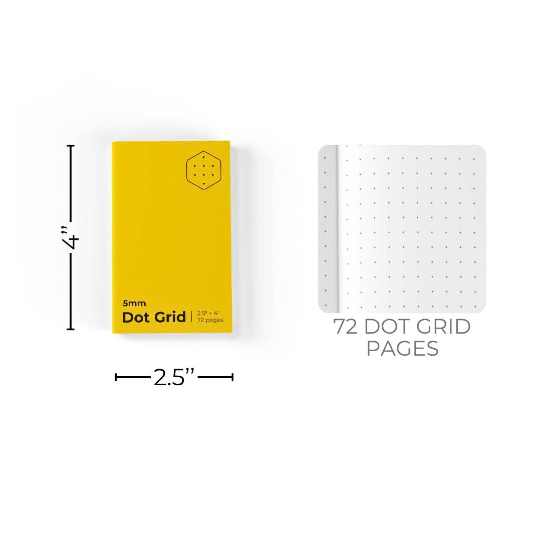 Lochby A7 Binder Refill (4-pack), Dot Grid