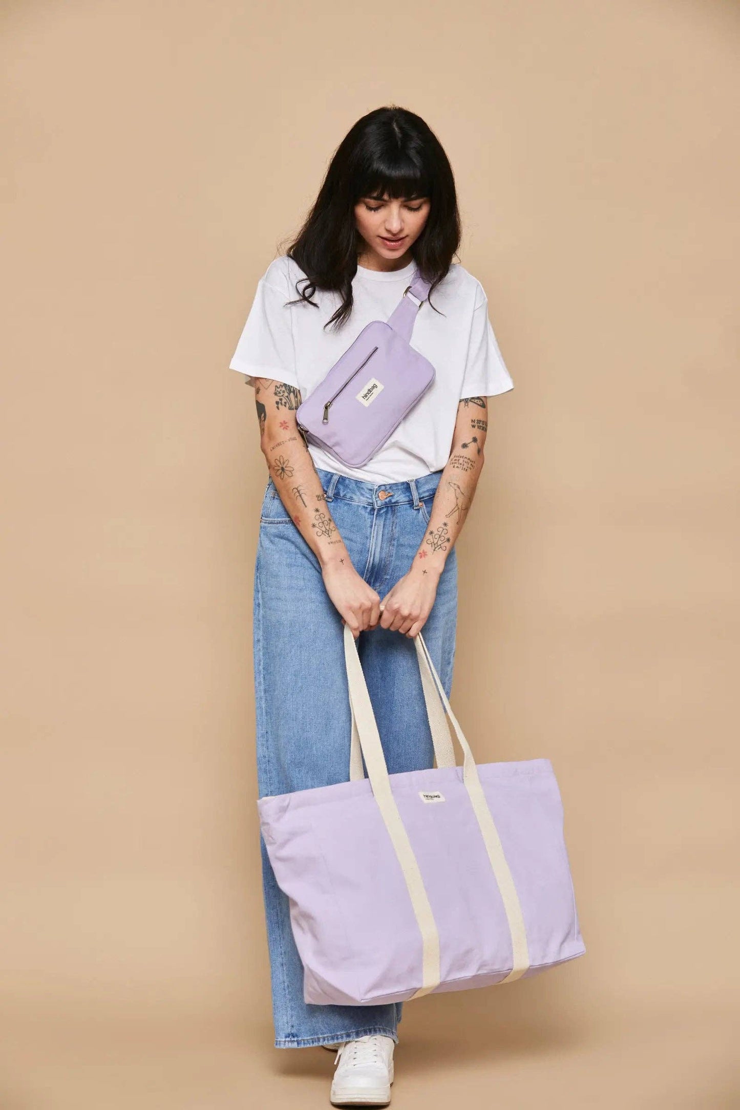 Hindbag Jean Weekend Bag, Lilac