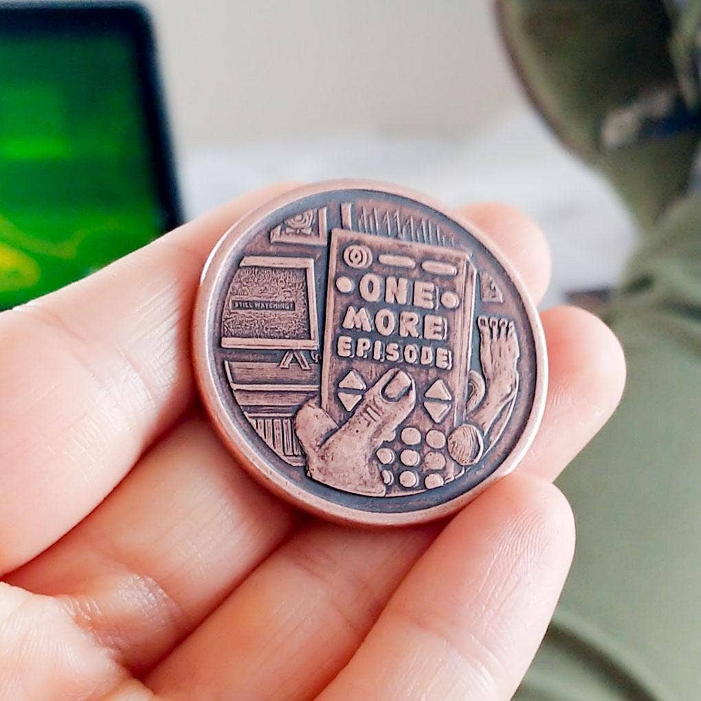 Shire Post Mint One More Episode / Go to Bed Decision Maker Coin