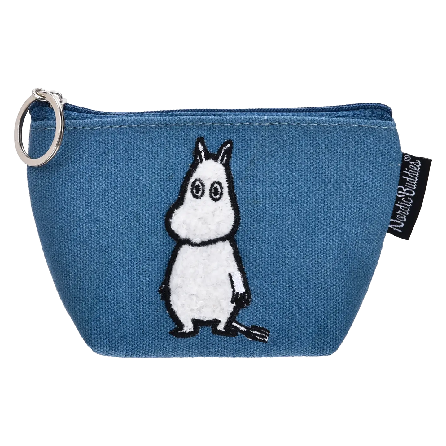 Nordicbuddies Moomintroll Canvas Pouch, Blue