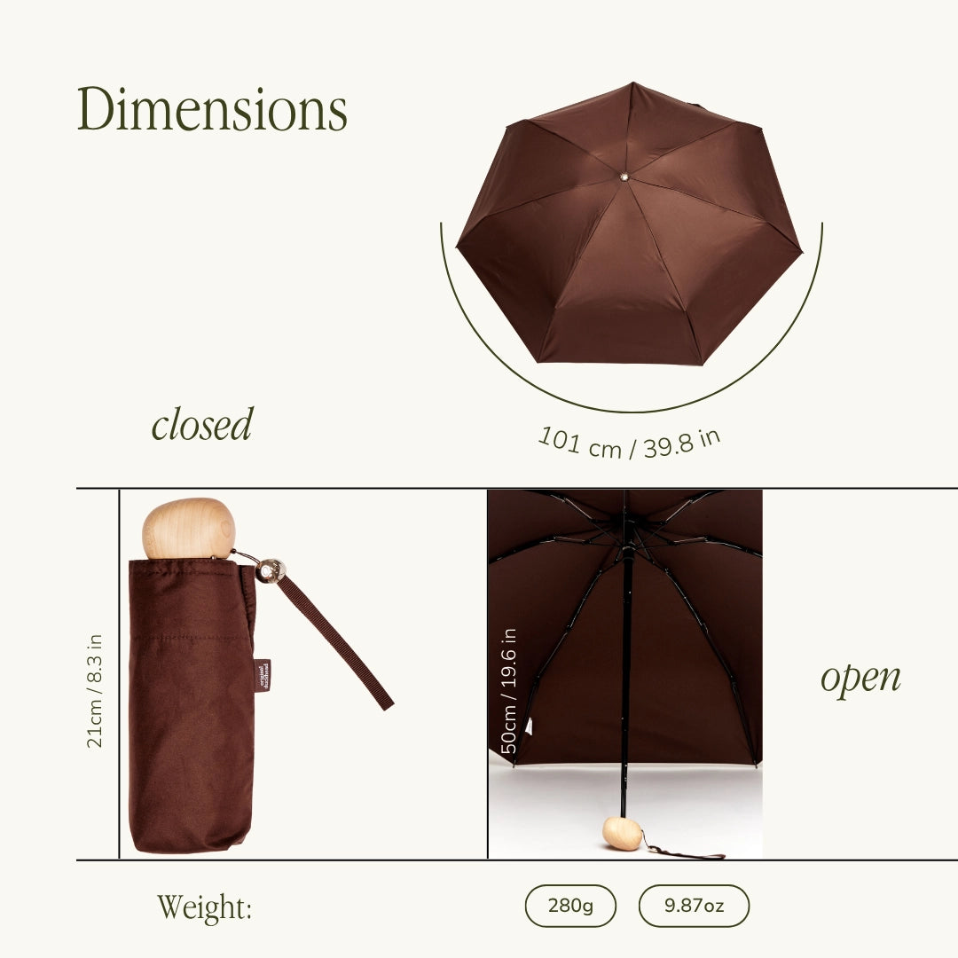 Original Duckhead Mini Umbrella, Espresso