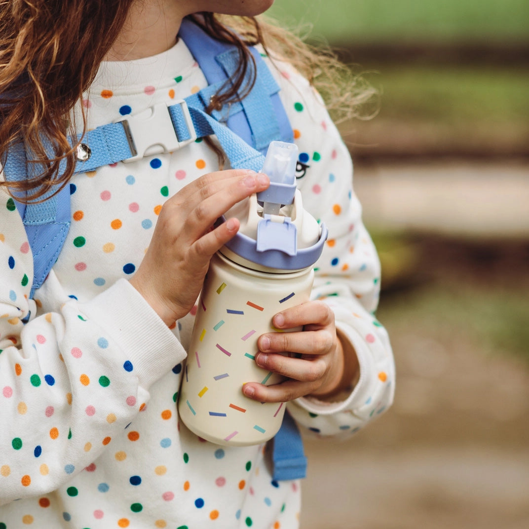 The Cotton Cloud Stainless Steel Bottle, Confetti