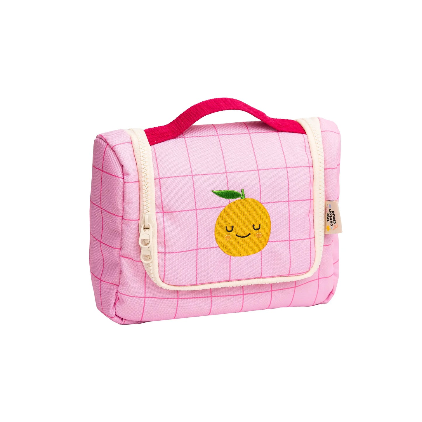The Cotton Cloud Toiletry Bag, Mandy Mandarin