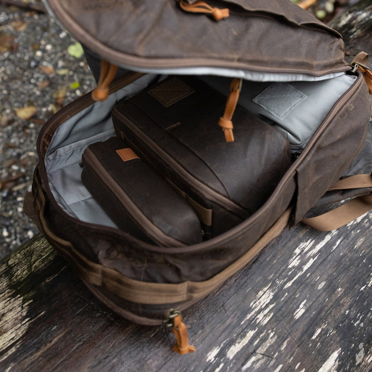 EVERGOODS Civic Access Pouch 0.5L, Waxed Tan, bilde 10