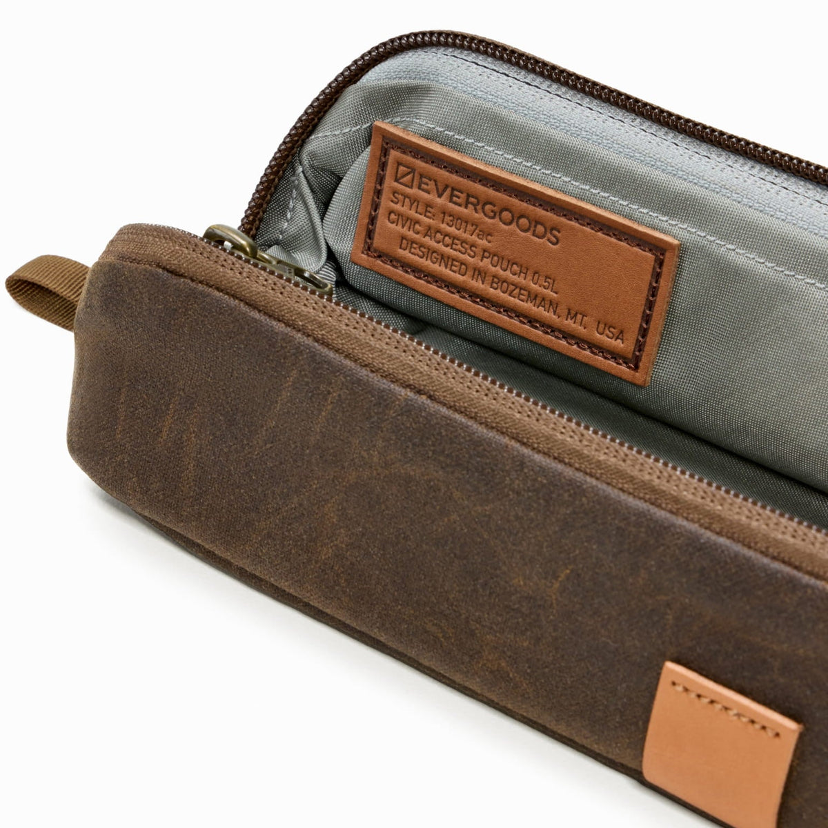 EVERGOODS Civic Access Pouch 0.5L, Waxed Tan, bilde 4