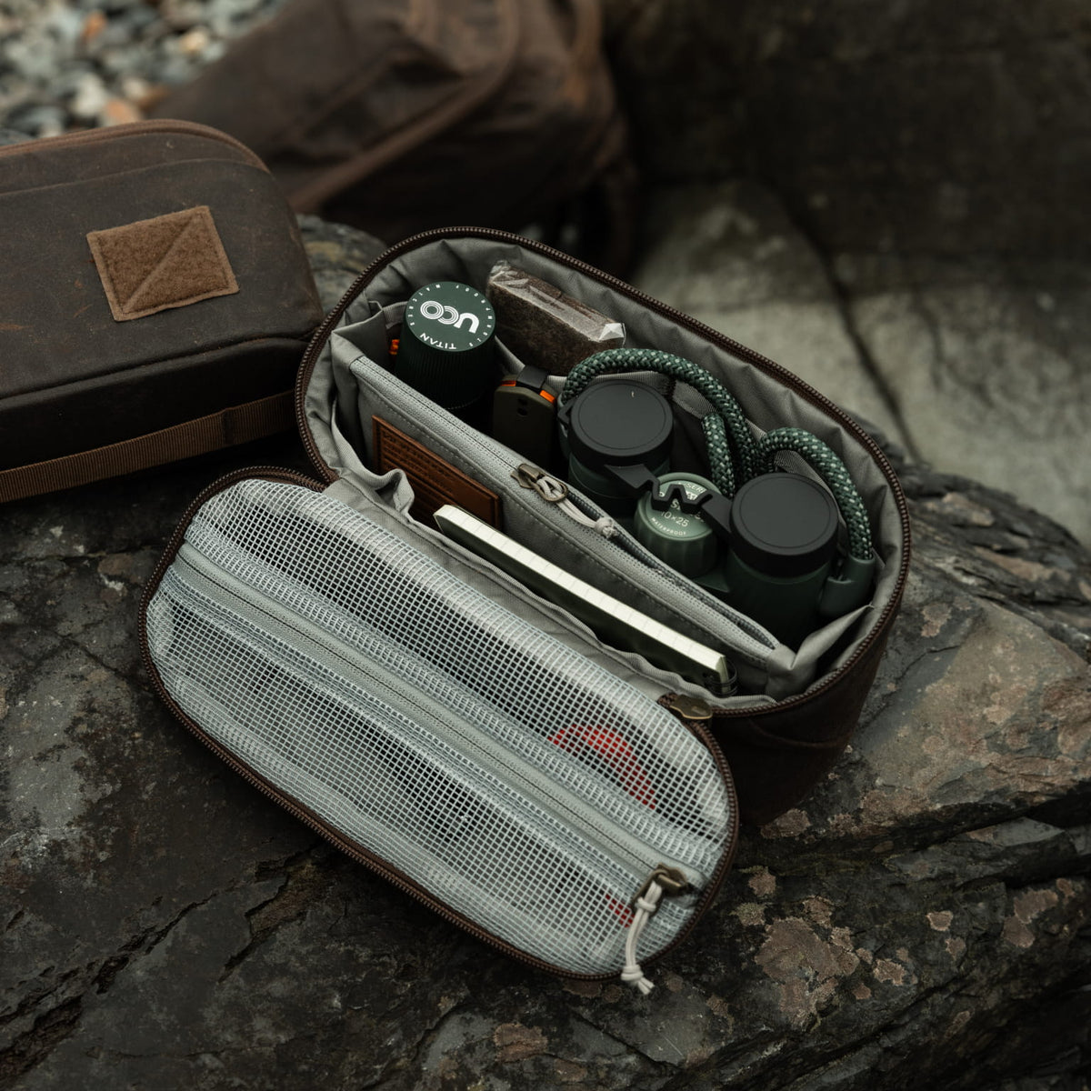 EVERGOODS Civic Access Pouch 2L, Waxed Tan, bilde 9