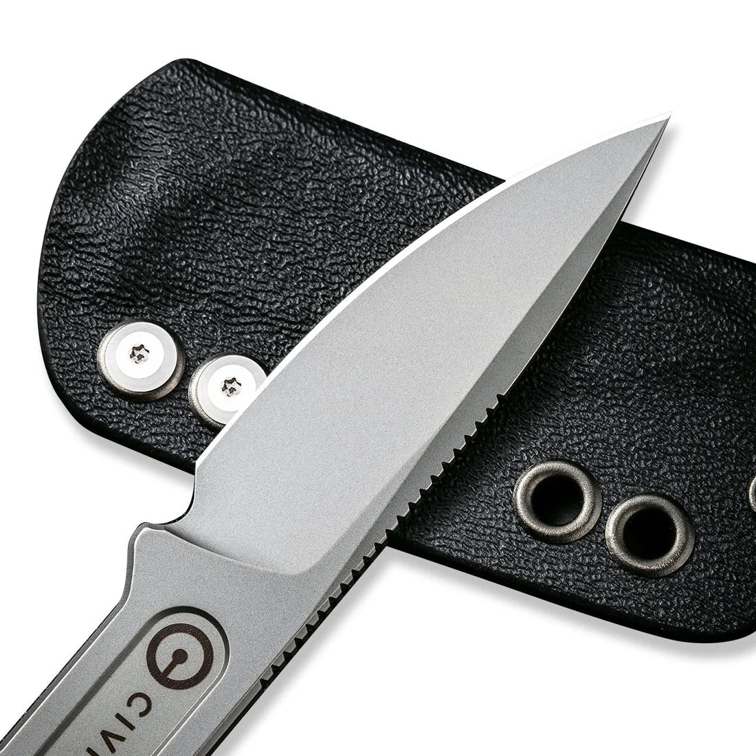 Civivi Circulus, Skeletonized One-Piece Stonewashed