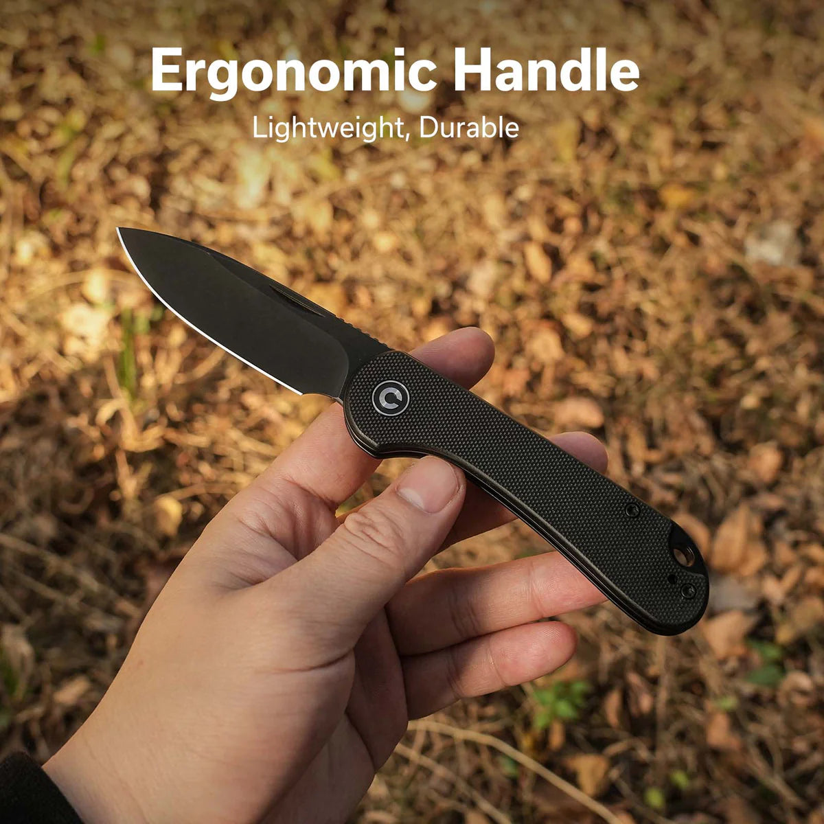 Civivi Elementum Slip Joint, Black G10 / Black Stonewashed