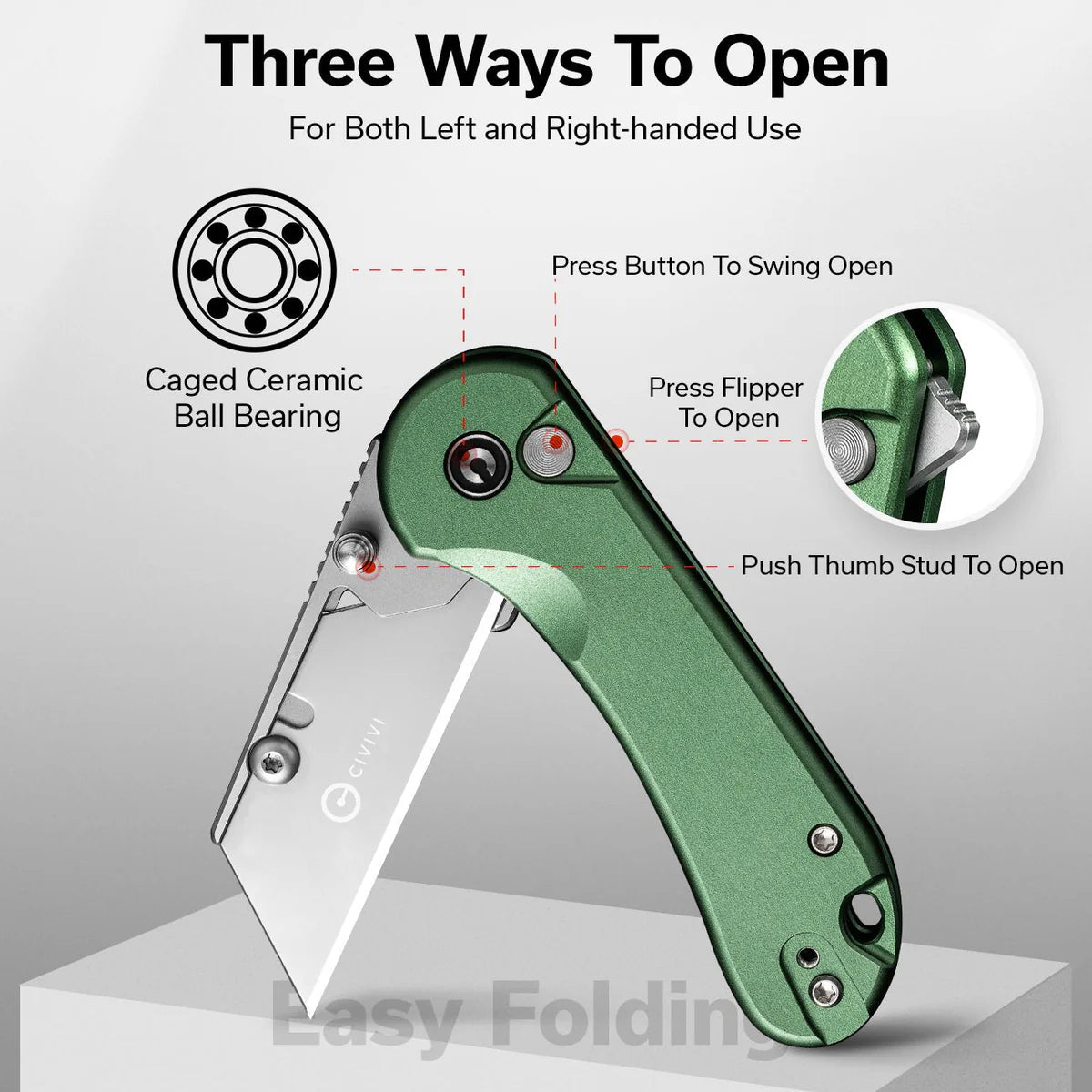 Civivi Elementum Utility, Green