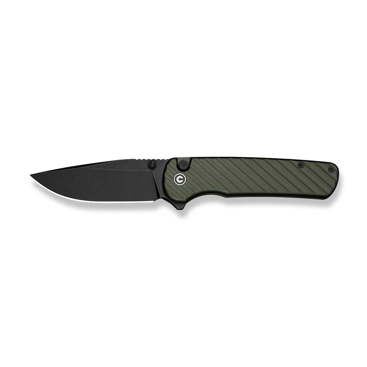 Civivi Iron Tide, Forest Green Aluminum / Black Stonewashed