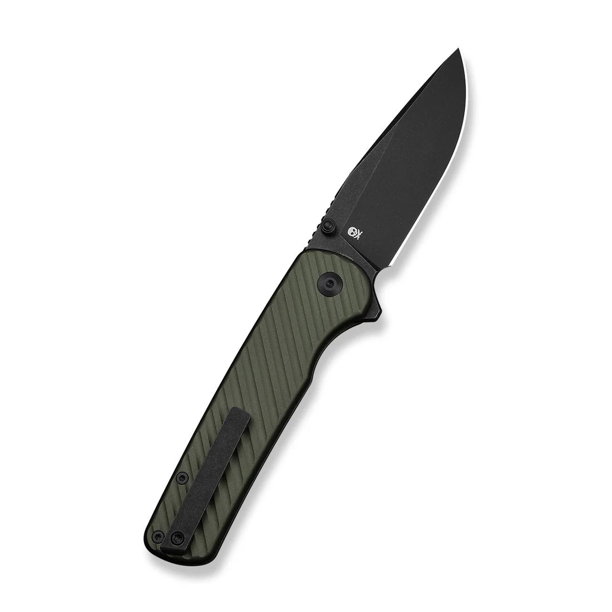 Civivi Iron Tide, Forest Green Aluminum / Black Stonewashed
