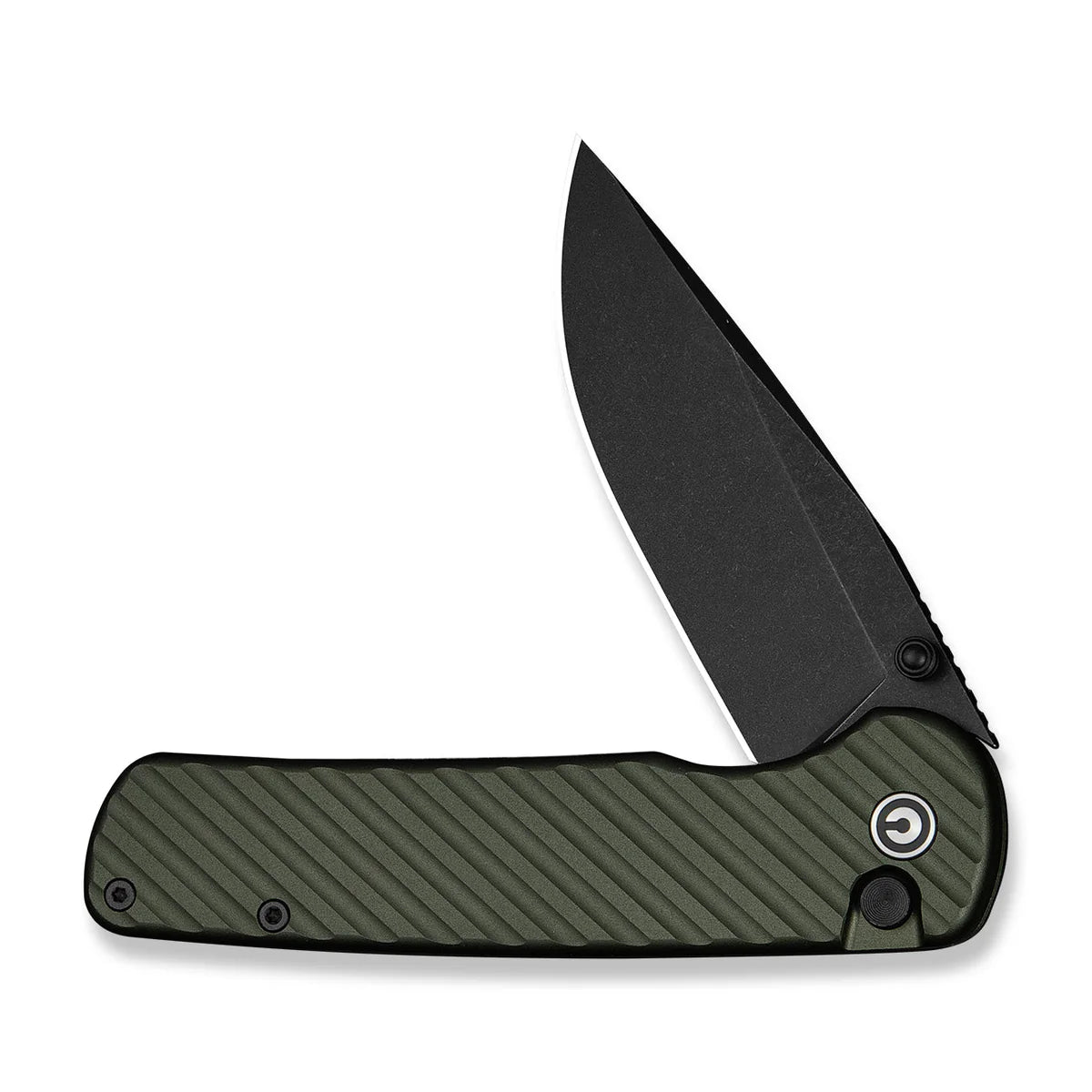 Civivi Iron Tide, Forest Green Aluminum / Black Stonewashed
