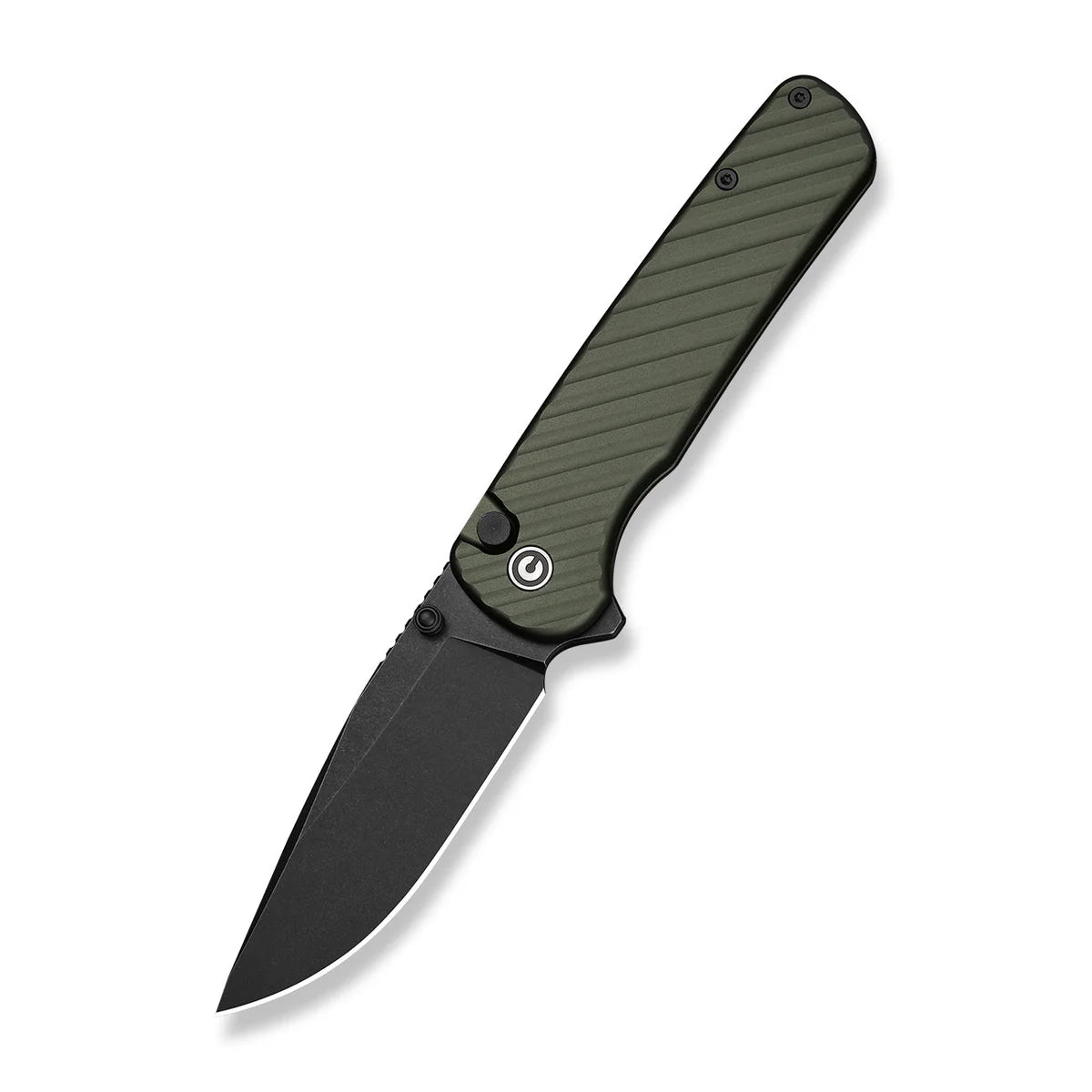Civivi Iron Tide, Forest Green Aluminum / Black Stonewashed