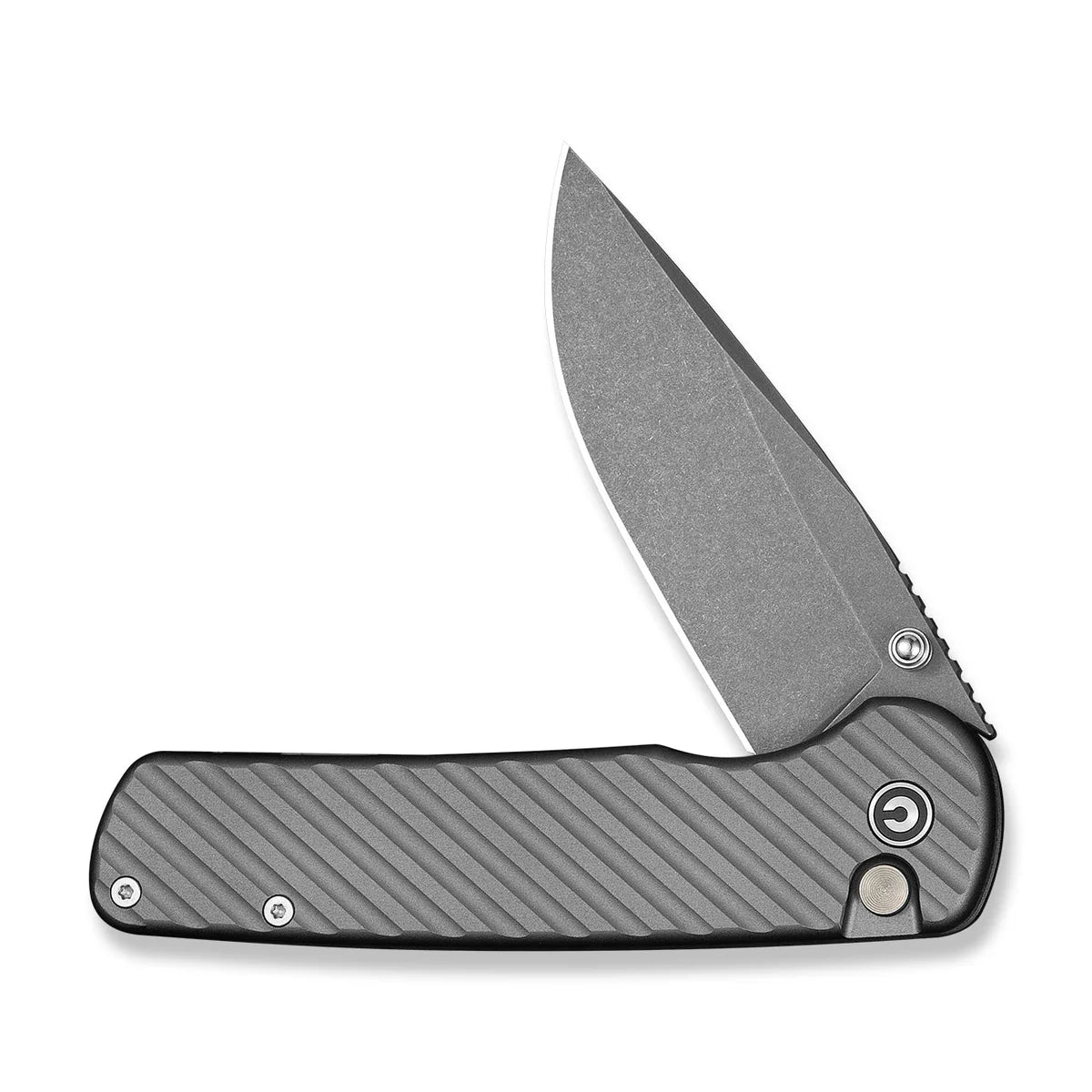 Civivi Iron Tide, Gray Aluminum / Gray Stonewashed