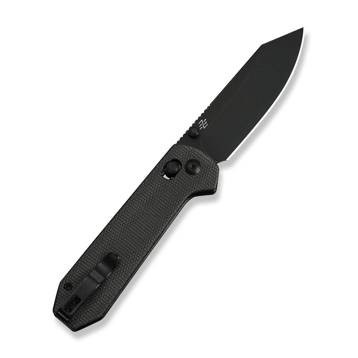 Civivi Over Yonder, Dark Green Canvas Micarta / Black Stonewashed