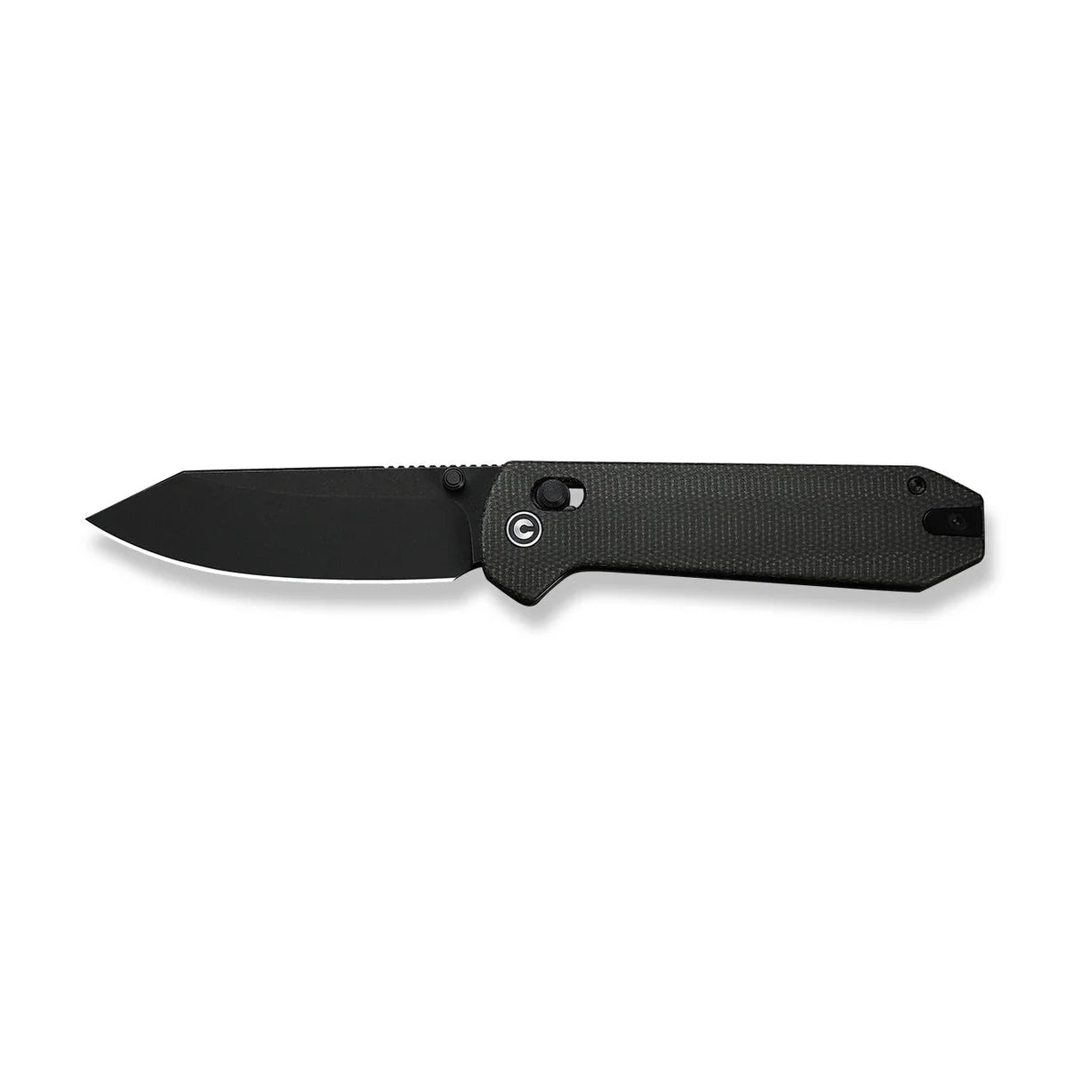 Civivi Over Yonder, Dark Green Canvas Micarta / Black Stonewashed