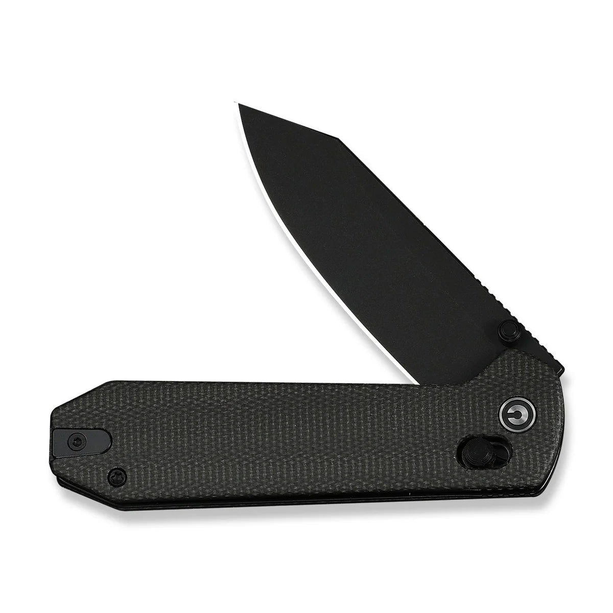Civivi Over Yonder, Dark Green Canvas Micarta / Black Stonewashed