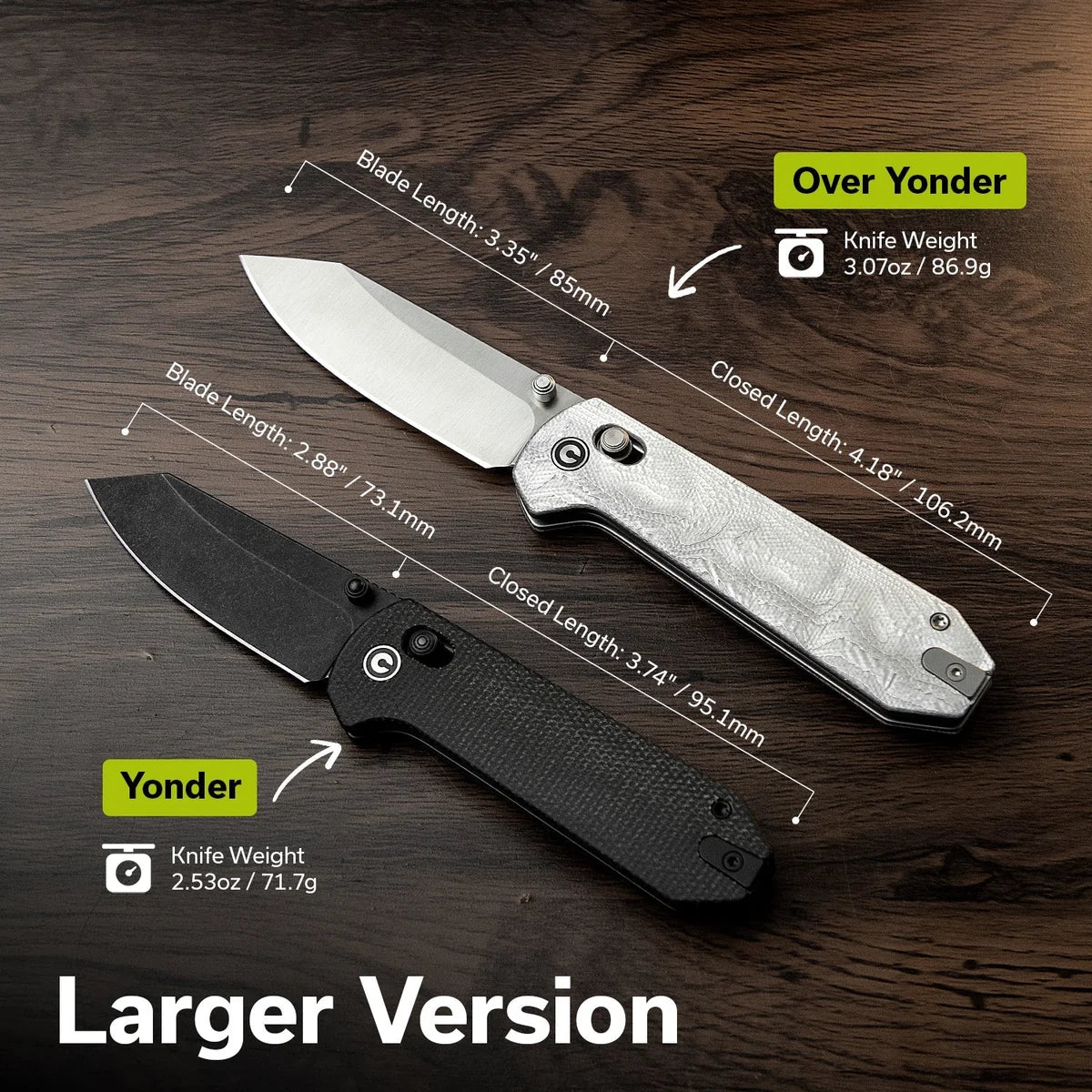 Civivi Over Yonder, G10 With Aluminum Foil  / Satin Finished