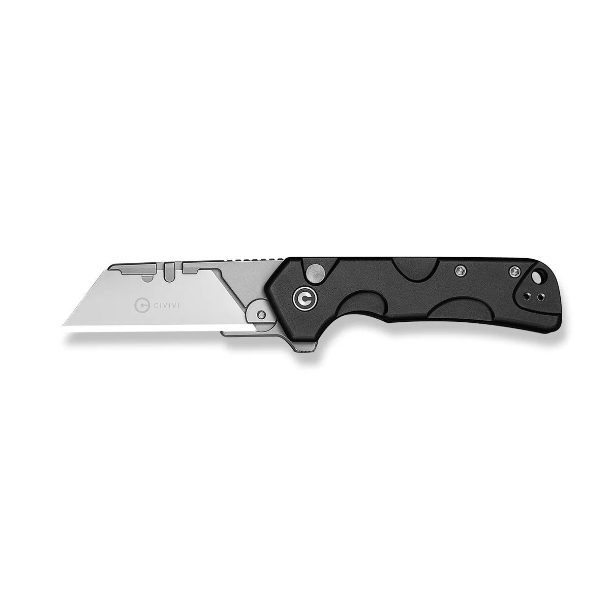 Civivi Pulsara Utility, Black Aluminum / Stonewashed