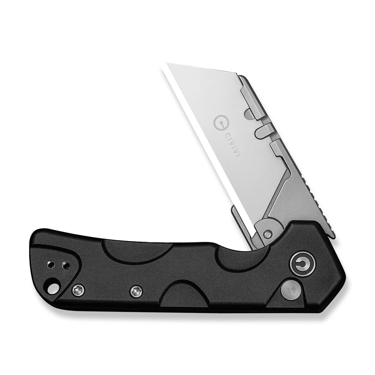 Civivi Pulsara Utility, Black Aluminum / Stonewashed