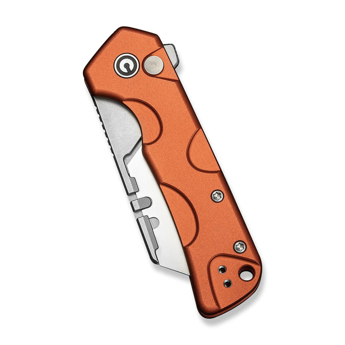 Civivi Pulsara Utility, Orange Aluminum / Stonewashed