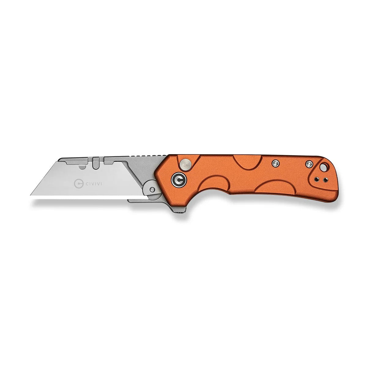 Civivi Pulsara Utility, Orange Aluminum / Stonewashed