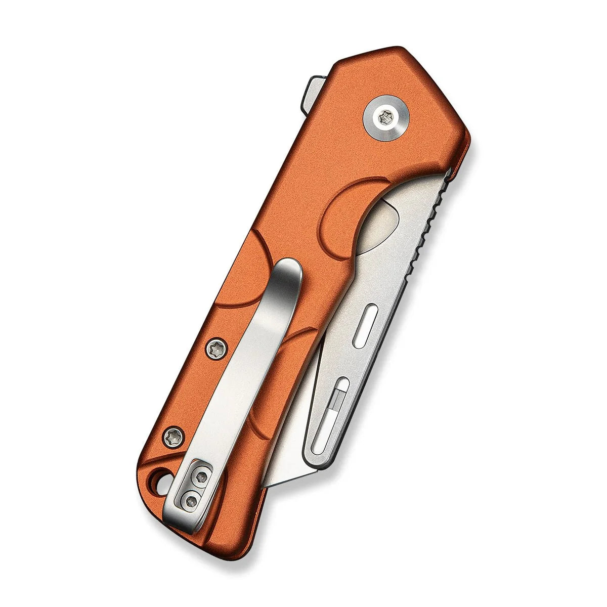 Civivi Pulsara Utility, Orange Aluminum / Stonewashed