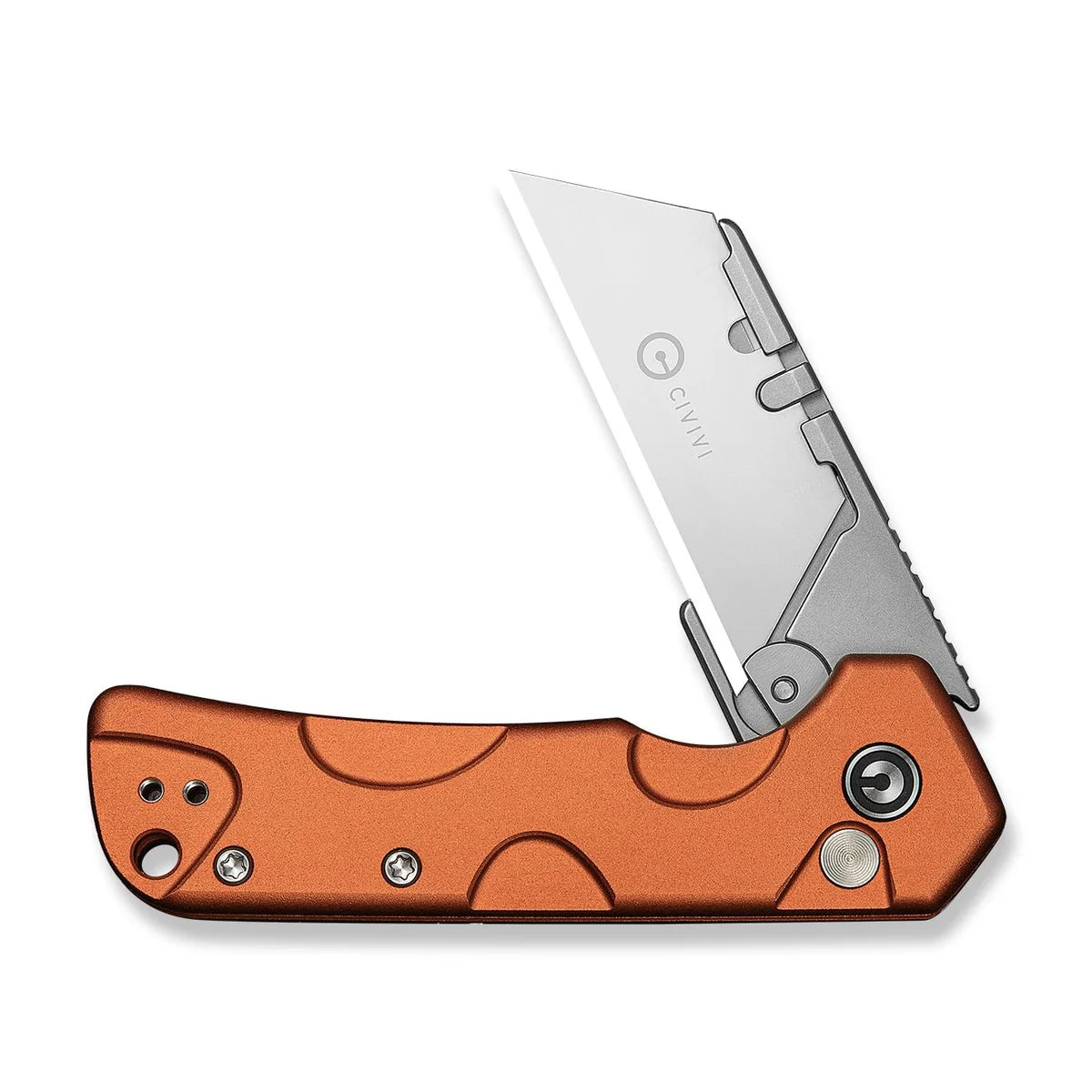 Civivi Pulsara Utility, Orange Aluminum / Stonewashed